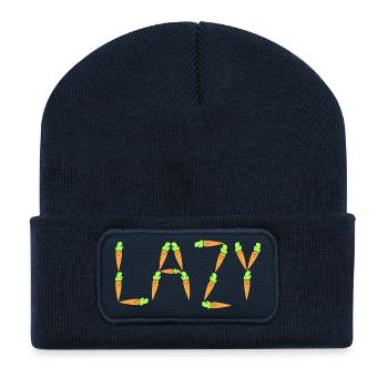 Carrot lazy - Recycled Patch Beanie - french navy - Front