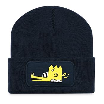 Drako der Drache - Recycelte Patch Beanie - French Navy - Vorne