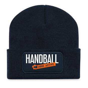 Handball-Aktivmodus - Recycelte Patch Beanie - French Navy - Vorne