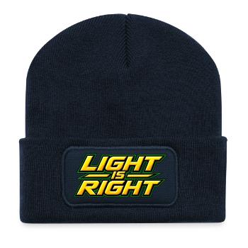 Light is right - Recycled Patch Beanie - french navy - Front