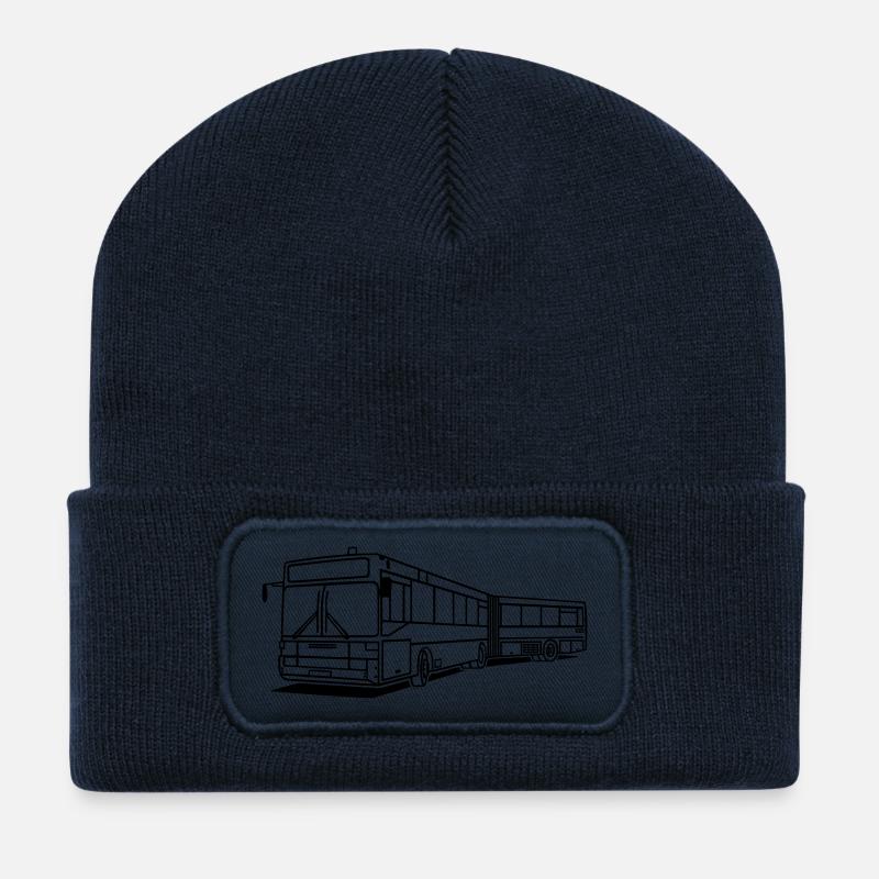 O 405 G Gelenkbus - Recycelte Patch Beanie - French Navy
