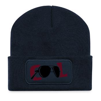 COOL - Recycelte Patch Beanie - French Navy - Vorne