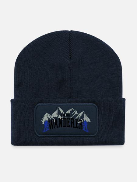 Wanderer - Recycelte Patch Beanie - French Navy