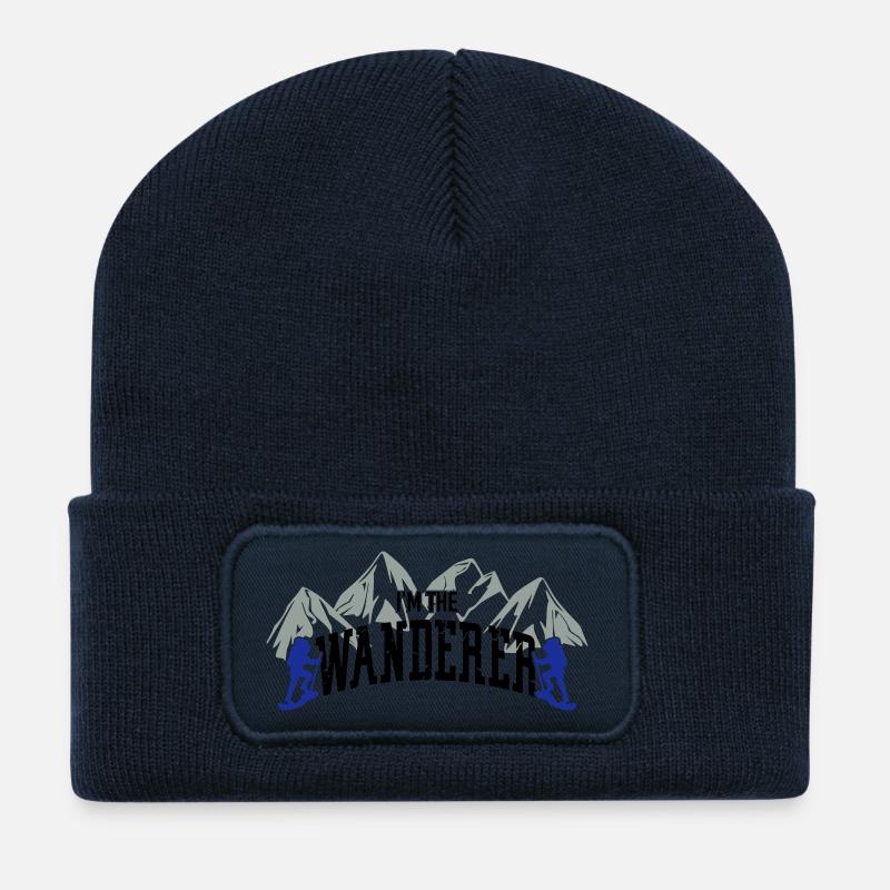 Wanderer - Recycelte Patch Beanie - French Navy