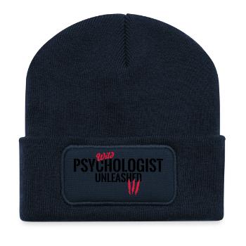 Wild psychologist unleashed - Recycled Patch Beanie - french navy - Front
