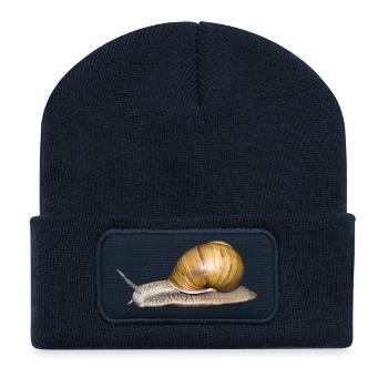 The - Recycled Patch Beanie - french navy - Front