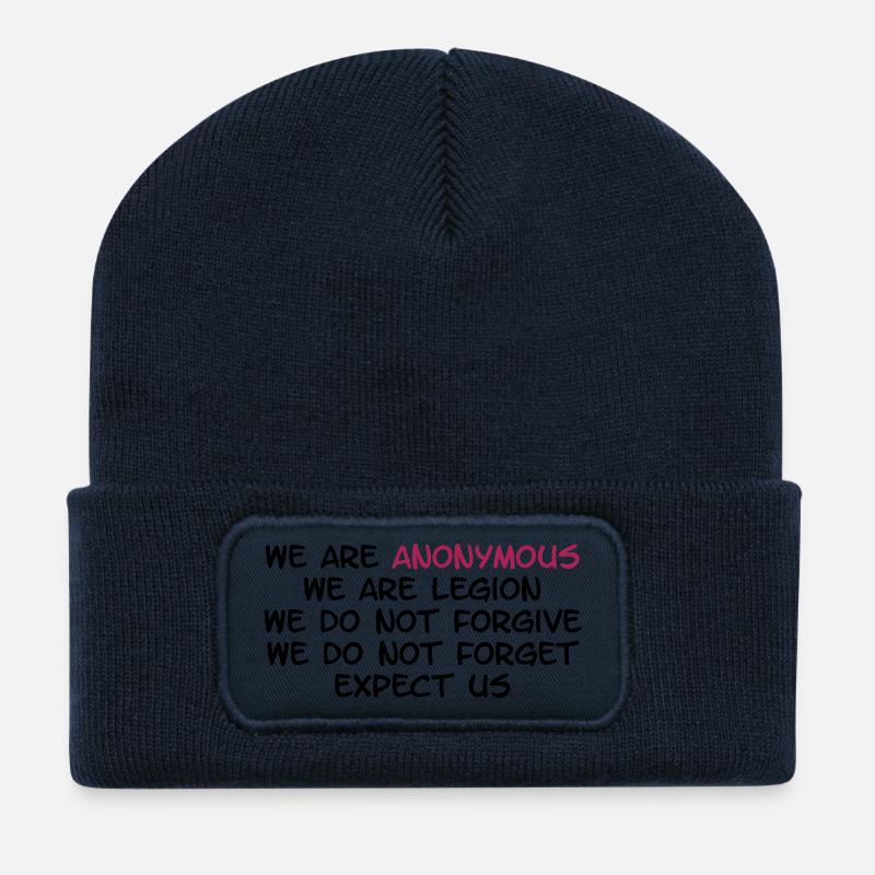 [NL] Anonymous - Recycelte Patch Beanie - French Navy