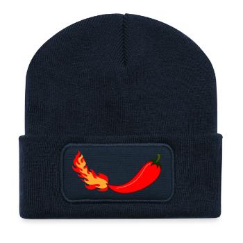 Hot as chilly - Recycelte Patch Beanie - French Navy - Vorne