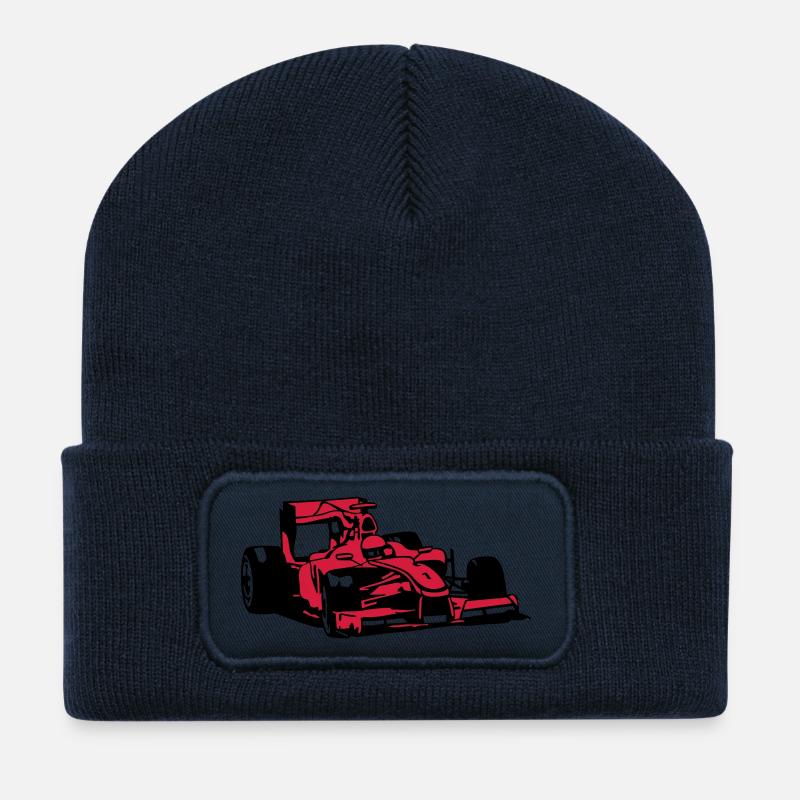 cb47_formula1_2c uk - Recycled Patch Beanie - french navy