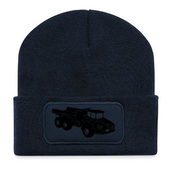 dumper Articulated hauler - Recycled Patch Beanie - french navy - Front