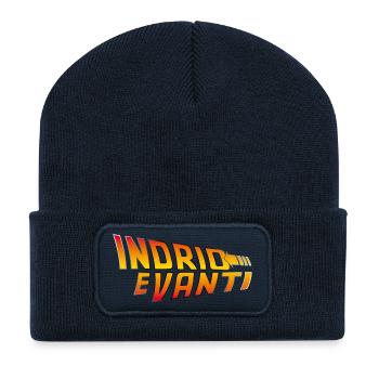 Indrio e vanti - back and forward - Recycled Patch Beanie - french navy - Front