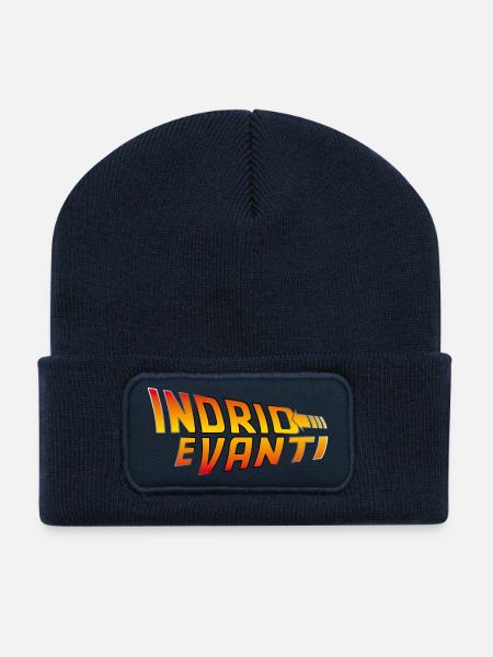 Indrio e vanti - aller et venir - Beanie recyclé à patch - bleu marine