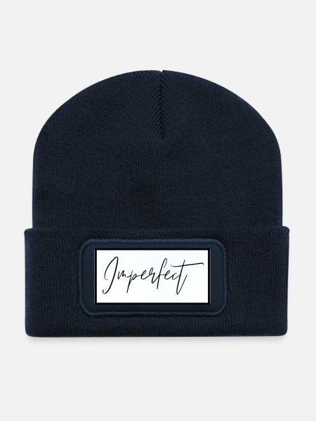 Perfectly Imperfect - Recycled Patch Beanie - french navy