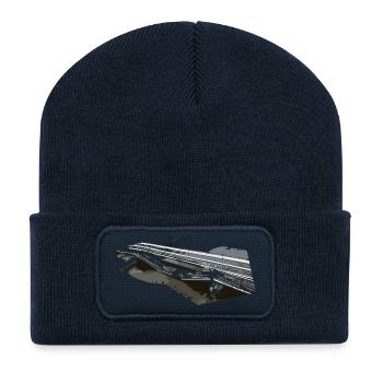 Bridge collapse - Recycled Patch Beanie - french navy - Front