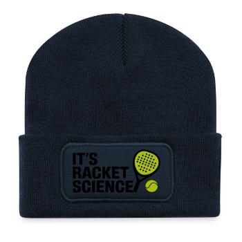 It s racket science 3 - Recycelte Patch Beanie - French Navy - Vorne