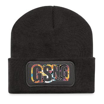 Giesing - the other district of Munich! - Recycled Patch Beanie - dark grey - Front