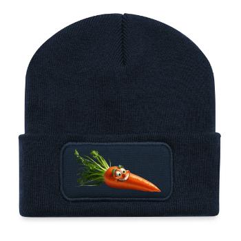 carrot - Recycled Patch Beanie - french navy - Front
