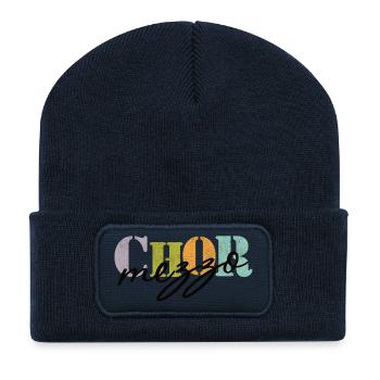 Chor Mezzosopran - Recycelte Patch Beanie - French Navy - Vorne