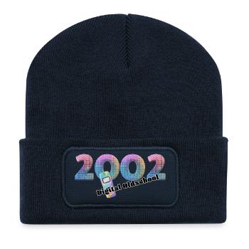2002 – Mobile digital style - Recycled Patch Beanie - french navy - Front
