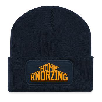 Homeknorzing - Recycelte Patch Beanie - French Navy - Vorne