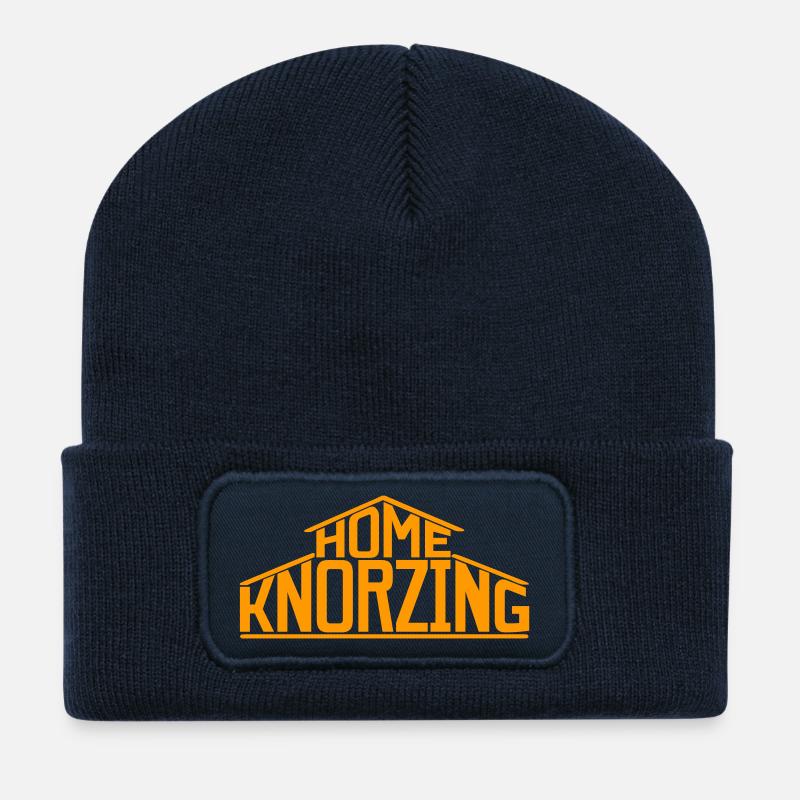 Homeknorzing - Recycelte Patch Beanie - French Navy