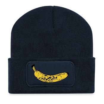 Banane - Recycelte Patch Beanie - French Navy - Vorne