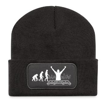 Évolution vers DJ : Clubbeats - Beanie recyclé à patch - charbon - Devant