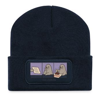 Seal of Approval - Recycled Patch Beanie - french navy - Front