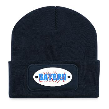 Bavaria, Bavaria Oida, Bavaria, Bavaria coat of arms - Recycled Patch Beanie - french navy - Front
