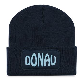 DONAU - Recycelte Patch Beanie - French Navy - Vorne