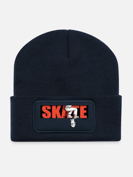 skate_by_jonsh - Recycled Patch Beanie - french navy