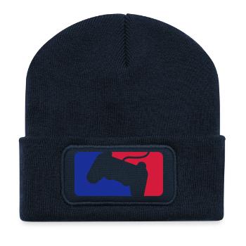 Gamer Geek - Beanie recyclé à patch - bleu marine - Devant