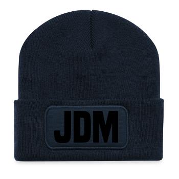 JDM - Recycled Patch Beanie - french navy - Front