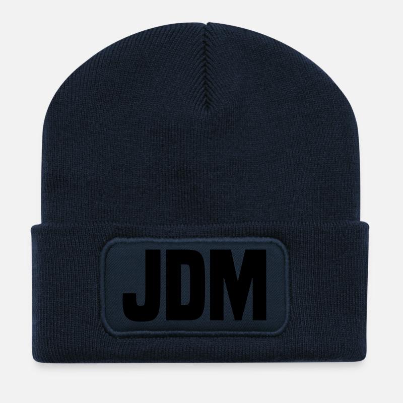 JDM - Recycelte Patch Beanie - French Navy