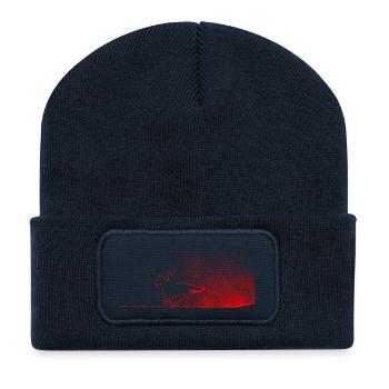 Reiter - Recycelte Patch Beanie - French Navy - Vorne
