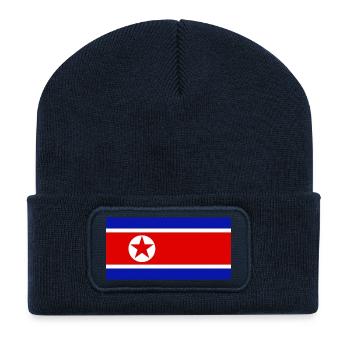 COREE DU NORD COREE SEOUL CADEAU T-SHIRT - Beanie recyclé à patch - bleu marine - Devant