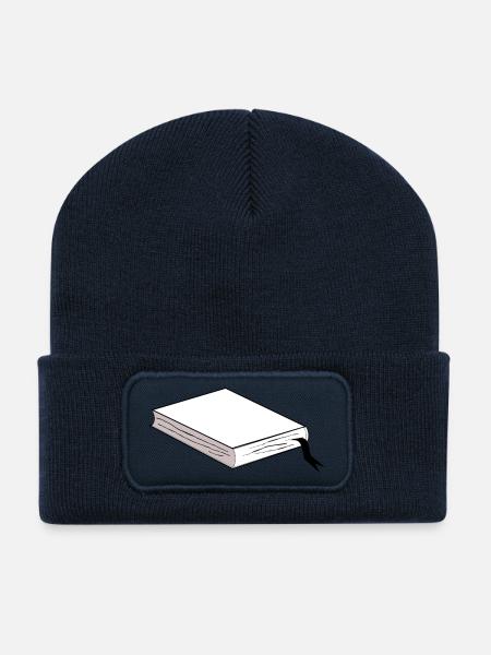 Buch - Recycelte Patch Beanie - French Navy