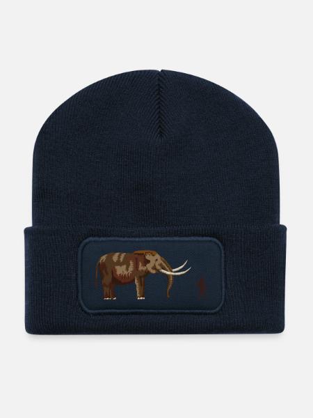 Mammut und Jäger - Recycelte Patch Beanie - French Navy