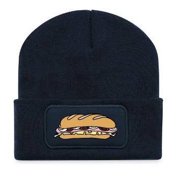 Sandwich - Recycelte Patch Beanie - French Navy - Vorne