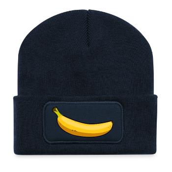 Banane - Recycelte Patch Beanie - French Navy - Vorne