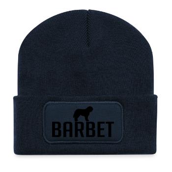 race BARBET - Beanie recyclé à patch - bleu marine - Devant