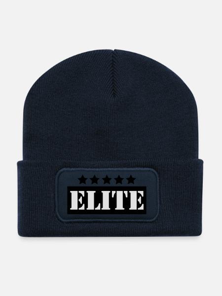 elite - Recycled Patch Beanie - french navy