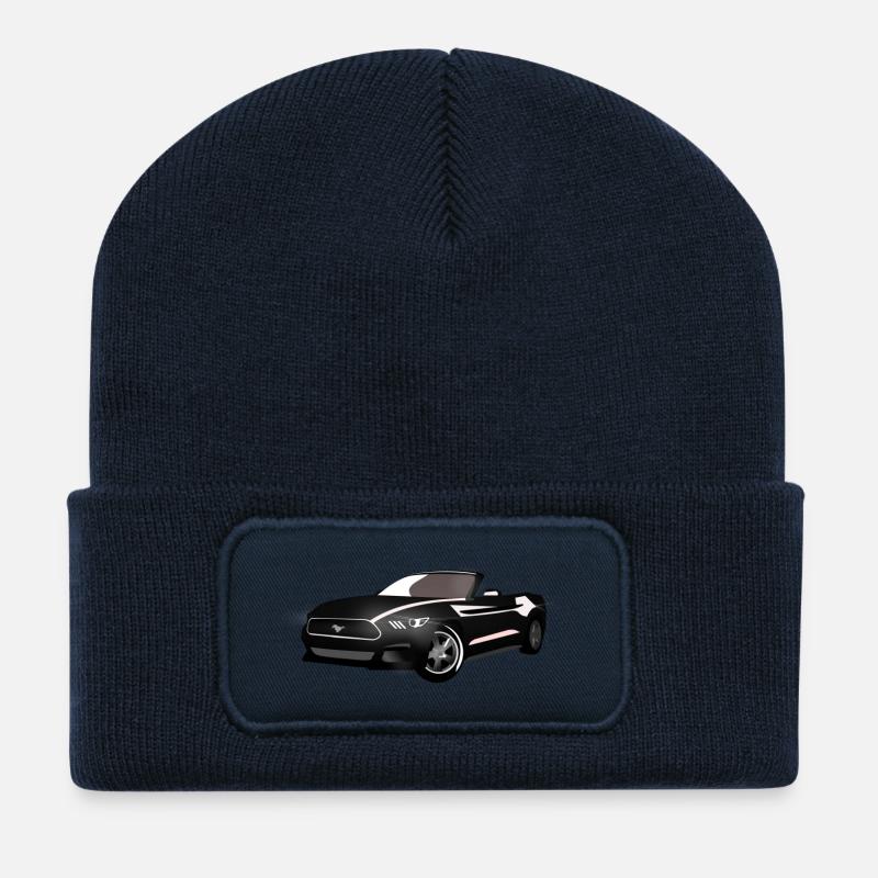 Sportwagen - Recycelte Patch Beanie - French Navy