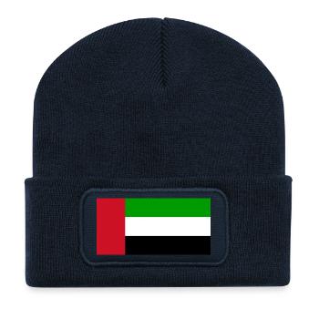 Vereinigte Arabische Emirate - Recycelte Patch Beanie - French Navy - Vorne