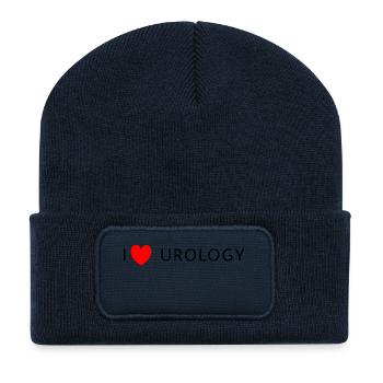 I love Urology. - Recycled Patch Beanie - french navy - Front