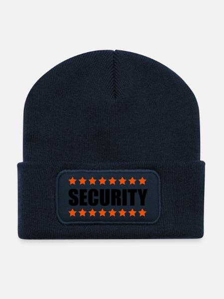 Security - Recycled Patch Beanie - french navy