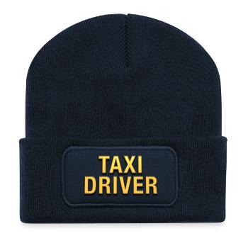 TAXI DRIVER - Recycelte Patch Beanie - French Navy - Vorne