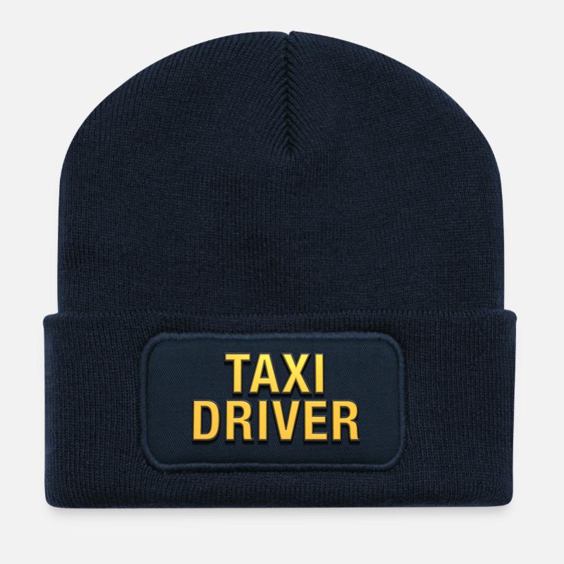 TAXI DRIVER - Recycelte Patch Beanie - French Navy