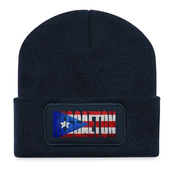 REGGAETON PUERTO RICO - Recycelte Patch Beanie - French Navy - Vorne