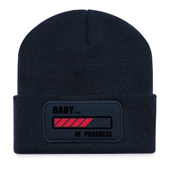 Baby loading - Recycelte Patch Beanie - French Navy - Vorne